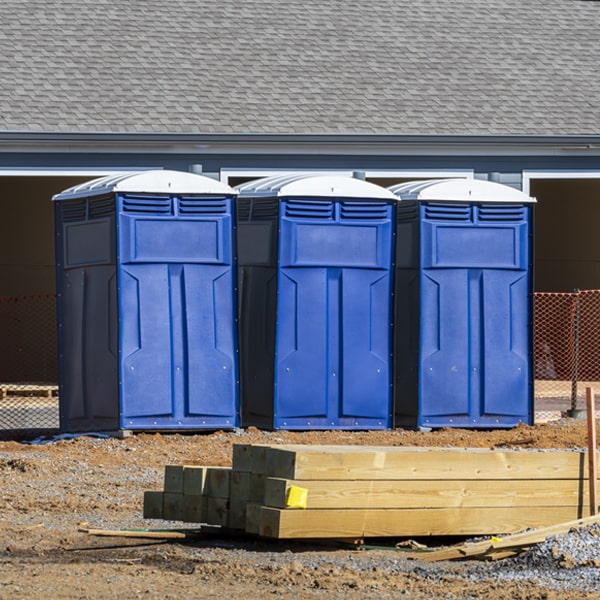 are there any restrictions on where i can place the porta potties during my rental period in Montello